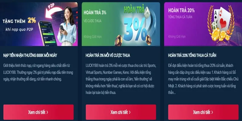 Hoàn trả cược bắn cá 18win